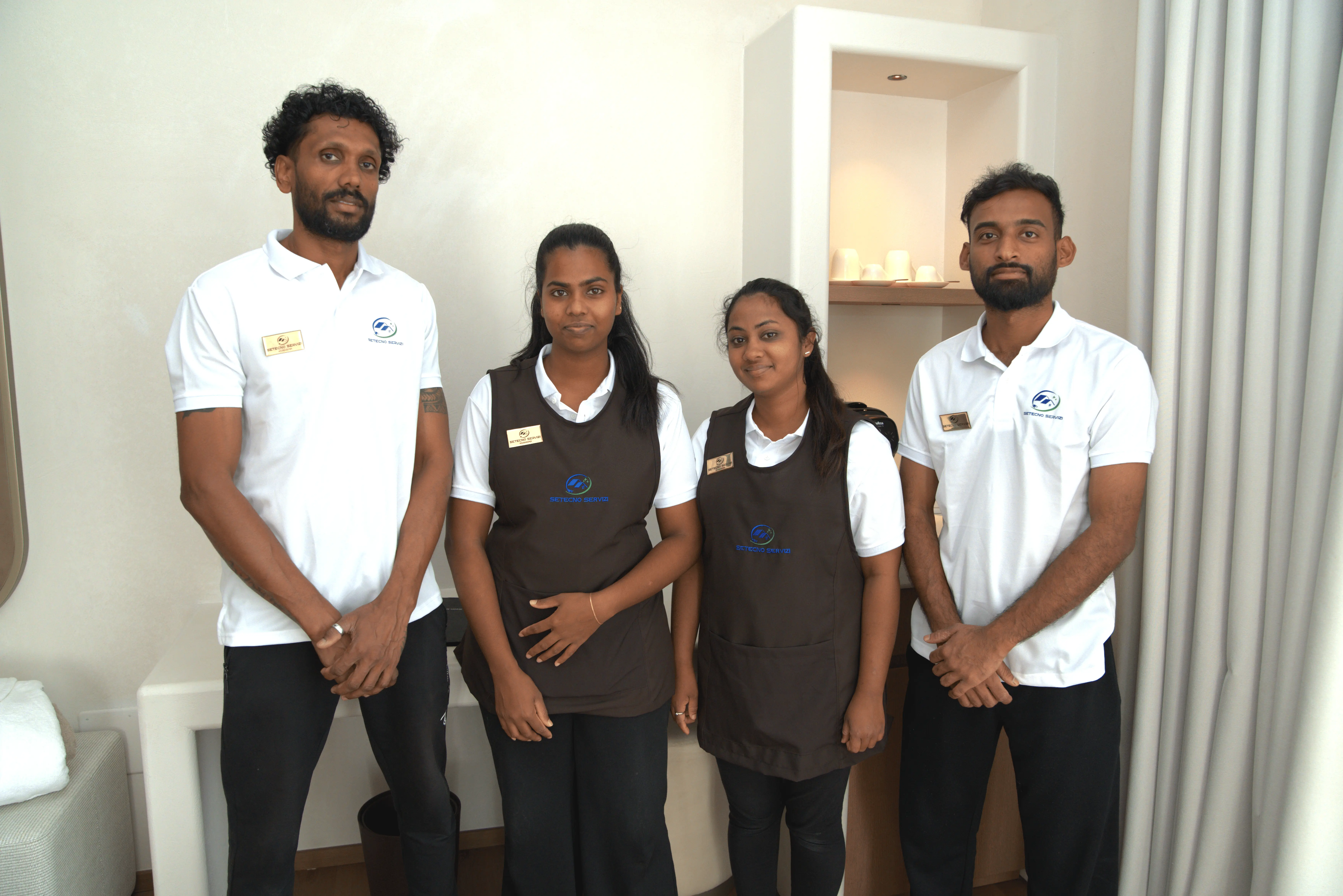 The SETECNO SERVIZI SRLS professional cleaning team